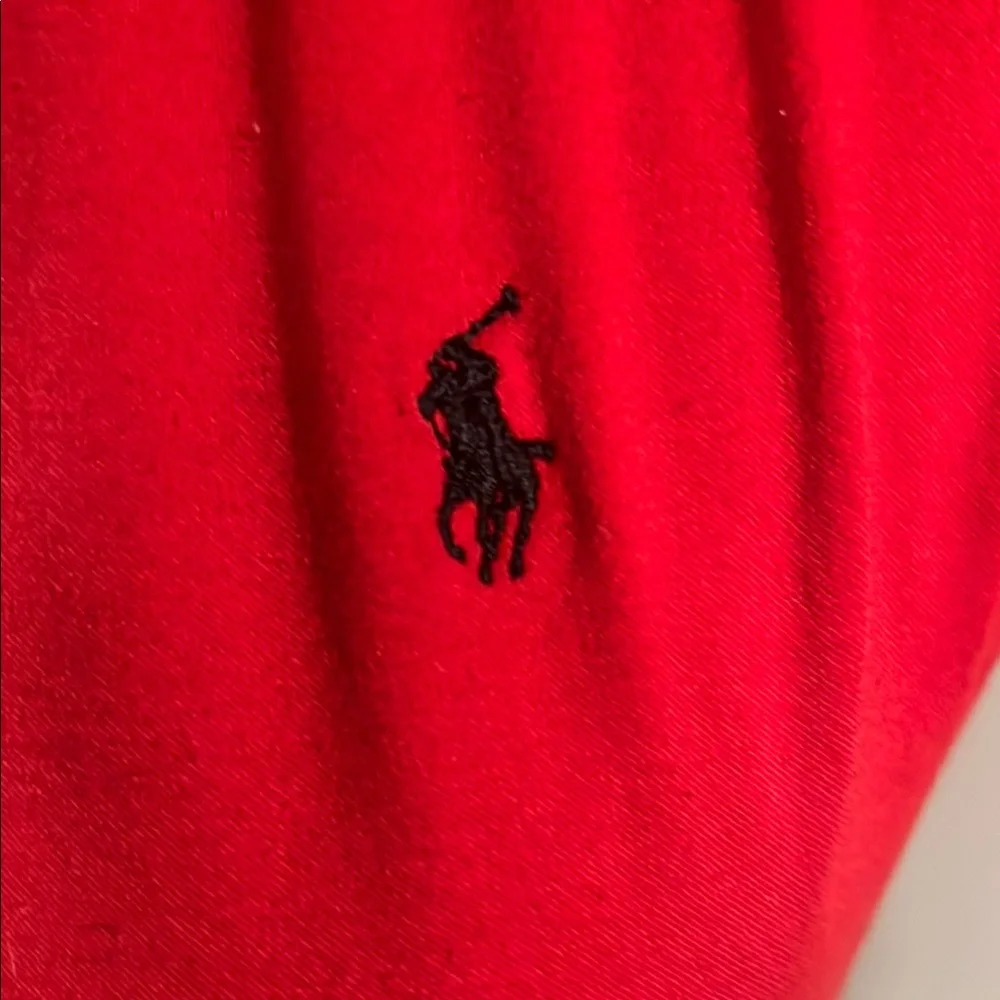 Ralph Lauren Red Polo Shirt Classic Knit Casual - Picture 3 of 4